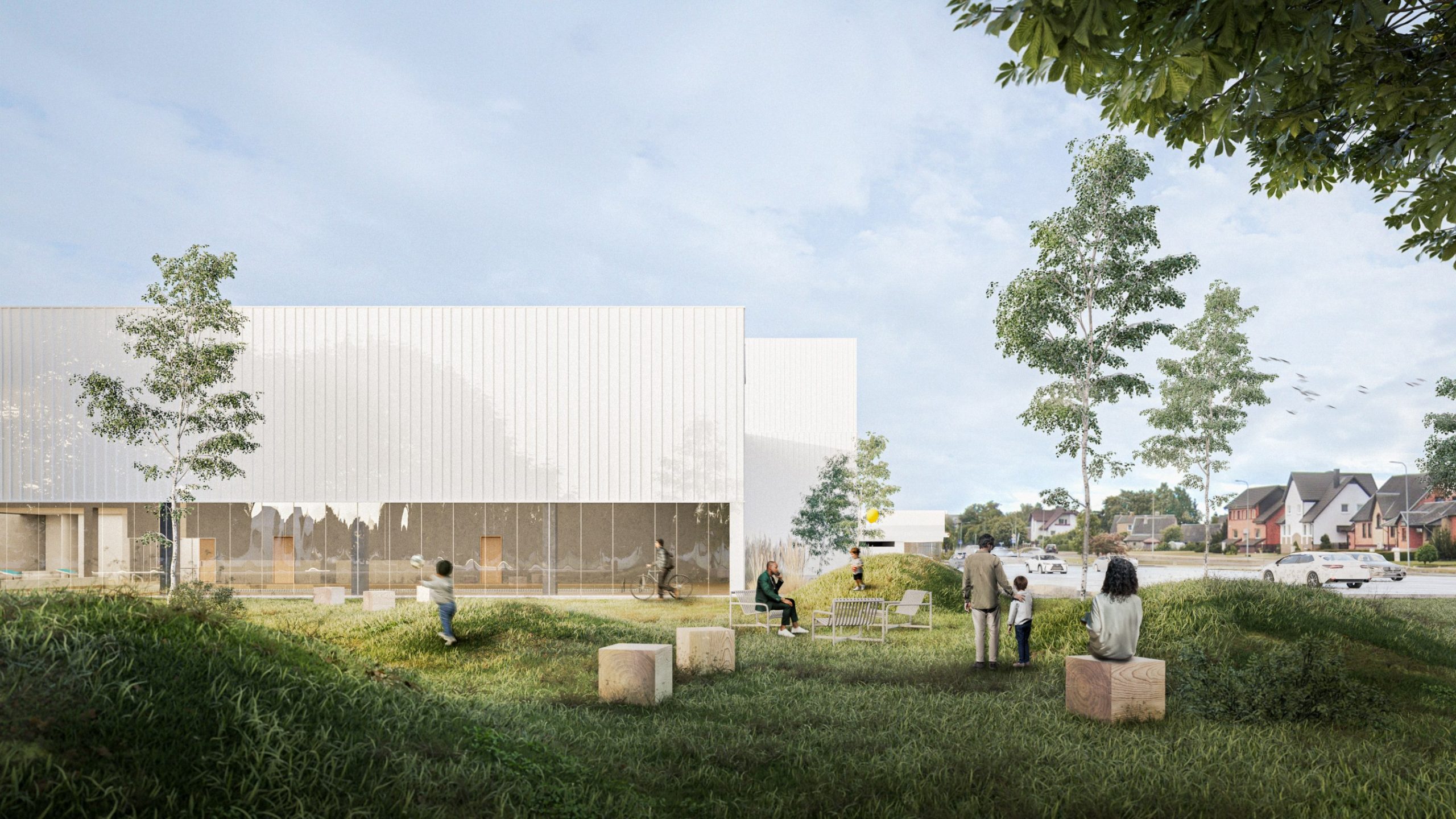 Universal Sports Hall and Swimming Pool Complex in Joniškis